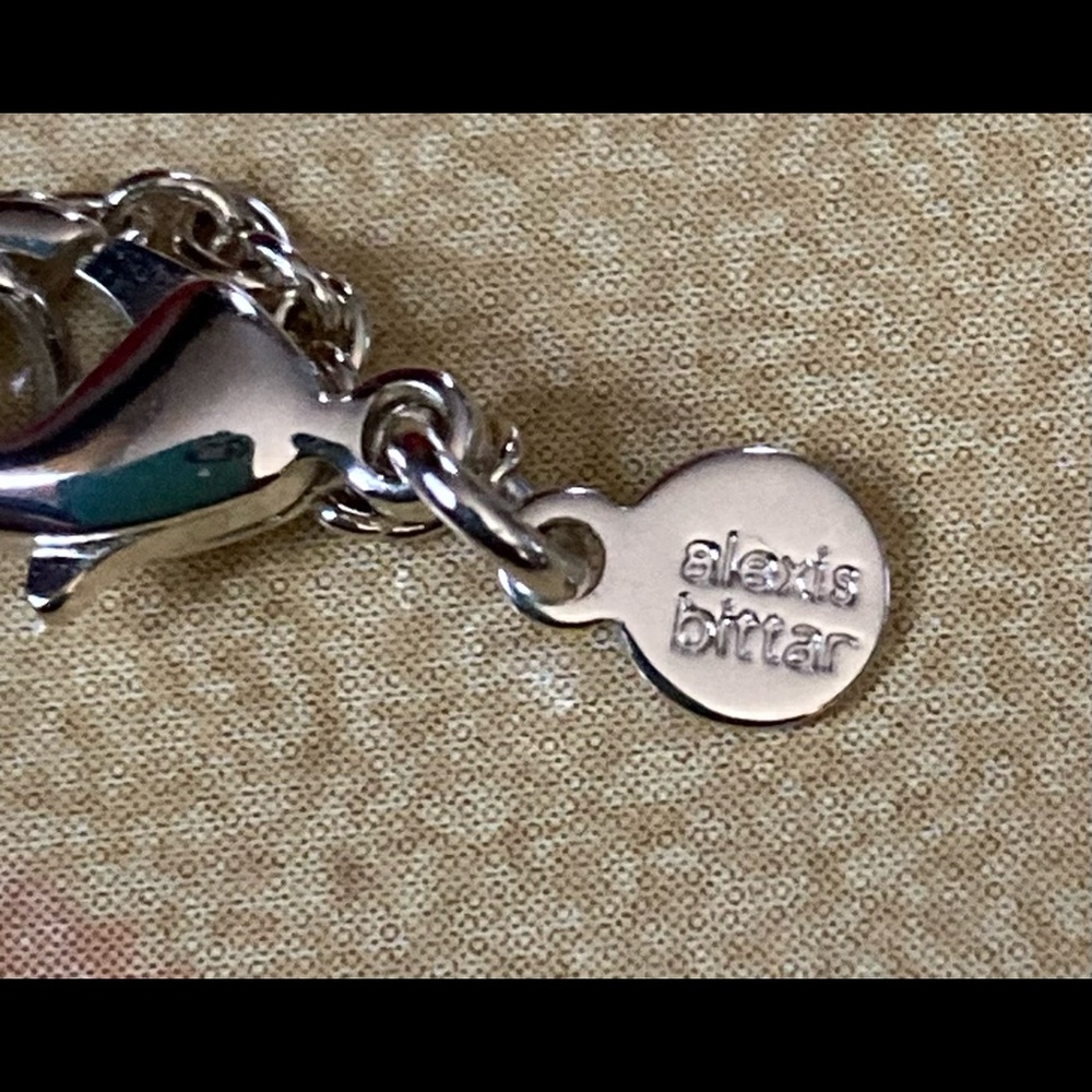 ALEXIS BITTAR Lucite & Crystal Pendant Necklace - Picture 6 of 7